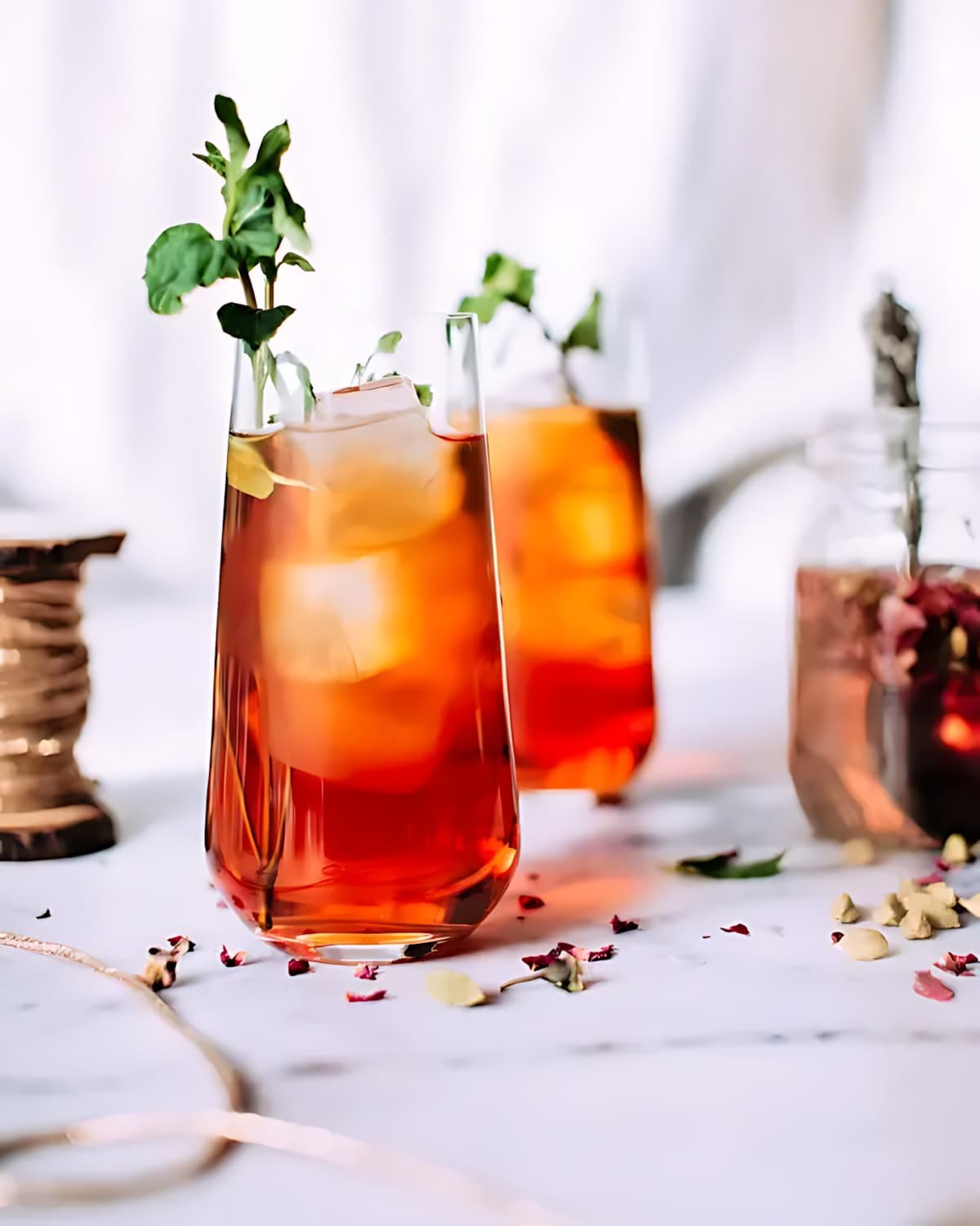NATIVE TASTE LEMONGRASS , HWENTIA , HIBISCUS ICED TEA JUMBO. 100%SUN DRY NATURAL LEAVES